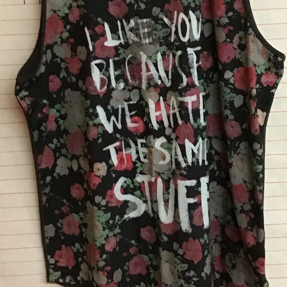 BLACK MATTER women's graphic tank sz XL gray and other colors (graphic) - Picture 4 of 4